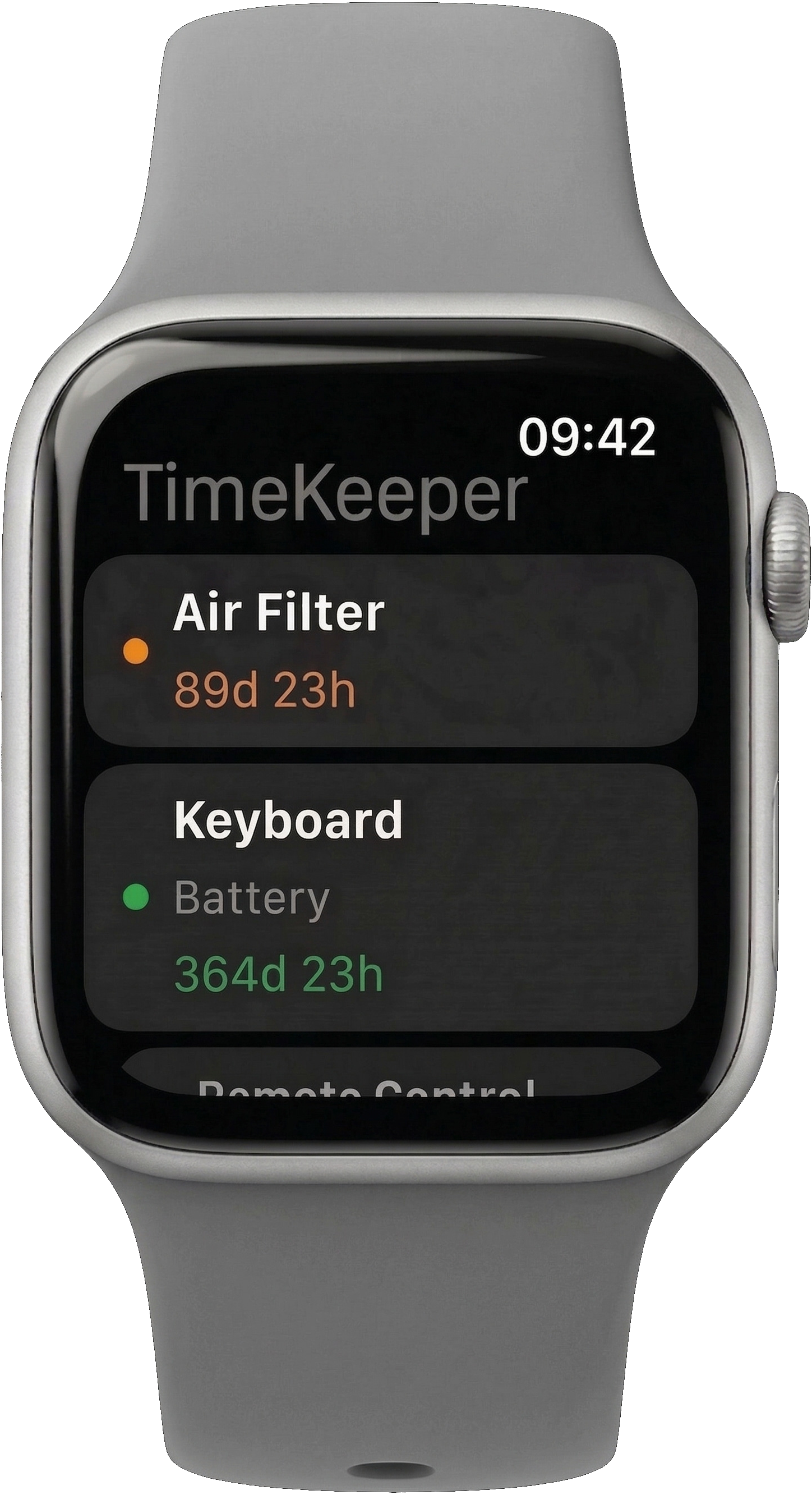 TimeKeeper on Apple Watch